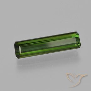 Tourmaline Forêt verte naturelle Octogone / coupe Émeraude, 1.91 ct, VVS-VS