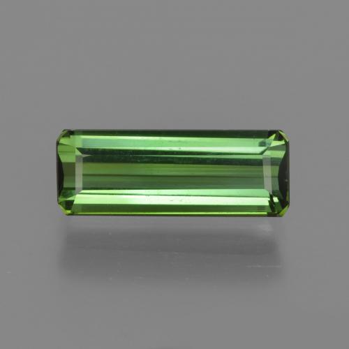Tourmaline Vert moyen naturelle Taille émeraude, 1.82 ct, VS
