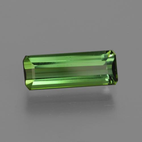 Tourmaline Vert moyen naturelle Taille émeraude, 1.82 ct, VS