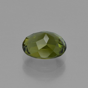 Tourmaline Vert foncé naturelle Coupe ovale, 1.05 ct, VVS-VS