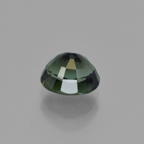 Tourmaline Vert moyen naturelle Coupe ovale, 1.19 ct, VVS-VS
