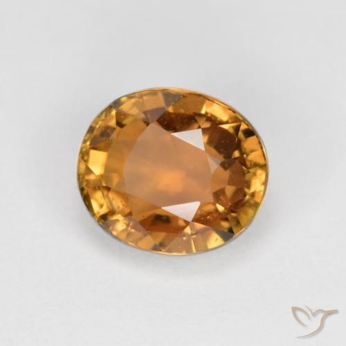 Tourmaline Or moyen naturelle ovale, 1.47 ct, VS