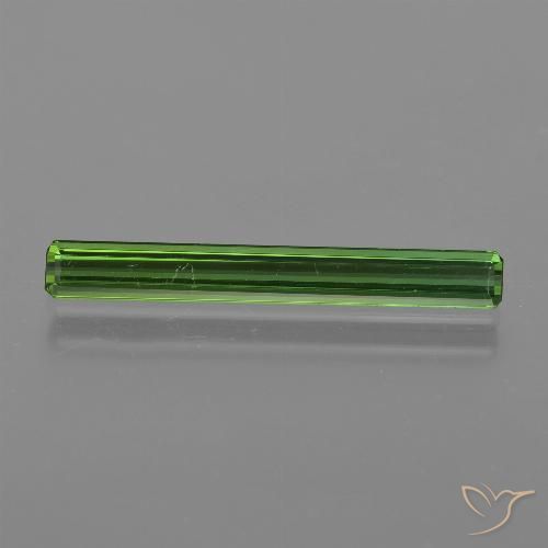 1.50ct Naturel Vert moyen Tourmaline, Taille émeraude, VVS-VS