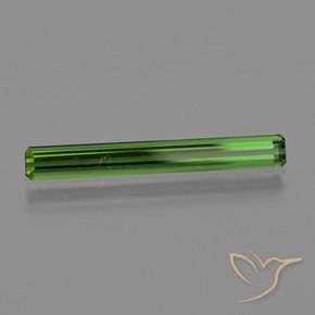 Tourmaline Vert moyen naturelle Octogone / coupe Émeraude, 1.50 ct, VVS-VS