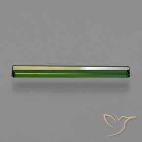Tourmaline Vert moyen naturelle Octogone / coupe Émeraude, 1.50 ct, VVS-VS