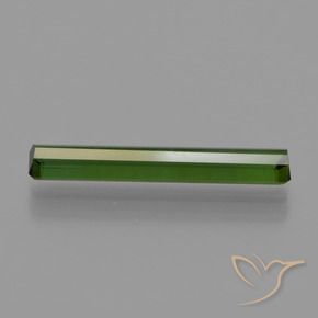 Tourmaline Forêt verte naturelle Octogone / coupe Émeraude, 1.52 ct, VVS-VS