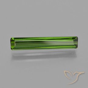 Tourmaline Forêt verte naturelle Octogone / coupe Émeraude, 1.53 ct, VVS-VS