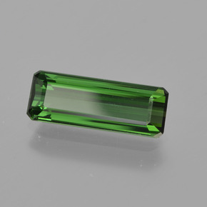 Tourmaline Vert naturelle Taille émeraude, 1.16 ct, VS