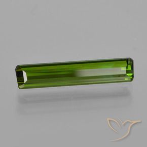 Tourmaline Forêt verte naturelle Octogone / coupe Émeraude, 1.16 ct, VS