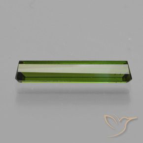Tourmaline Forêt verte naturelle Octogone / coupe Émeraude, 1.16 ct, VS