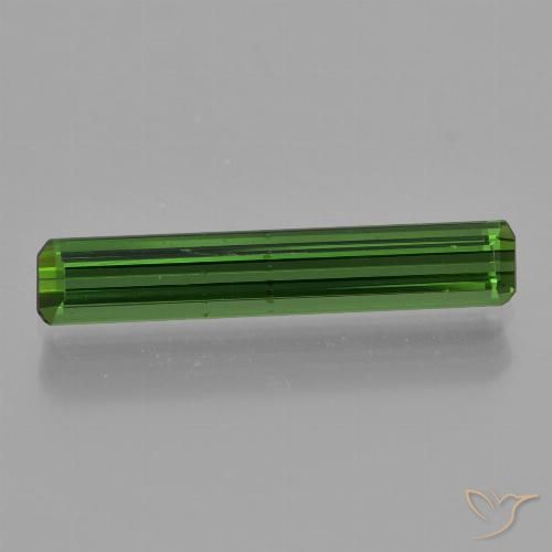 1.08ct Naturel Vert moyen Tourmaline, Taille émeraude, VVS-VS