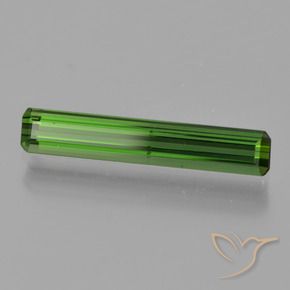 Tourmaline Vert moyen naturelle Octogone / coupe Émeraude, 1.08 ct, VVS-VS
