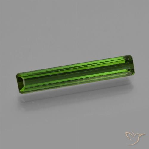 2.11ct Naturel Vert foncé Tourmaline, Taille émeraude, VVS-VS