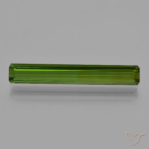2.52ct Naturel Vert foncé Tourmaline, Taille émeraude, VVS-VS
