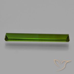 Tourmaline Vert foncé naturelle Octogone / coupe Émeraude, 2.52 ct, VVS-VS