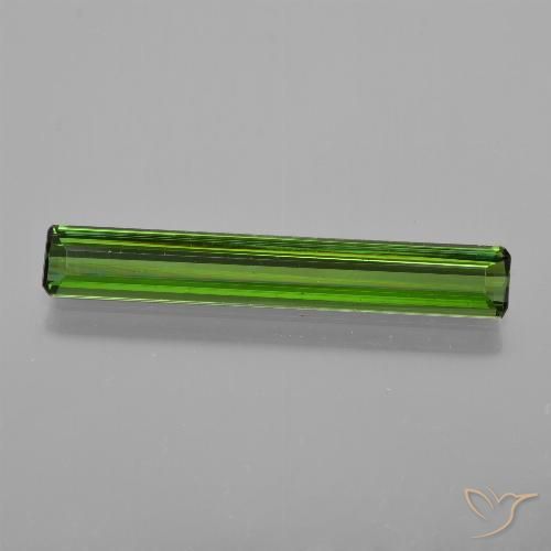 2.01ct Naturel Vert moyen Tourmaline, Taille émeraude, VVS-VS