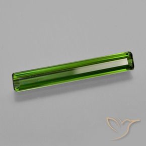 Tourmaline Vert moyen naturelle Octogone / coupe Émeraude, 2.01 ct, VVS-VS