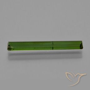 Tourmaline Vert forêt profond naturelle Octogone / coupe Émeraude, 2.01 ct, VS-SI