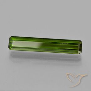 Tourmaline Vert foncé naturelle Octogone / coupe Émeraude, 3.19 ct, VS