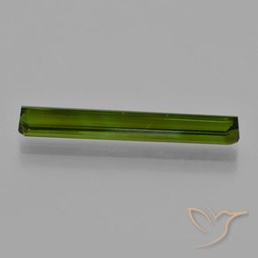 Tourmaline Vert terreux naturelle Octogone / coupe Émeraude, 3.27 ct, VS