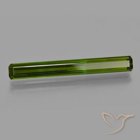 Tourmaline Vert foncé naturelle Octogone / coupe Émeraude, 3.19 ct, VS