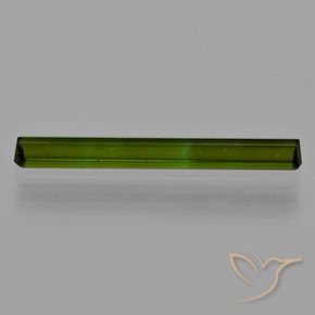 Tourmaline Vert foncé naturelle Octogone / coupe Émeraude, 3.19 ct, VS