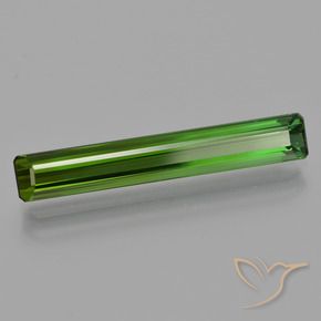 Tourmaline Vert foncé naturelle Octogone / coupe Émeraude, 2.60 ct, VS