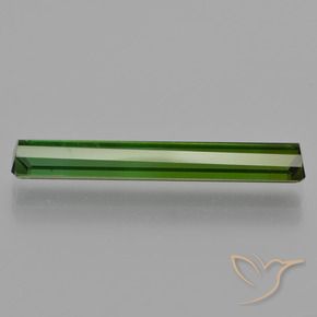Tourmaline Vert foncé naturelle Octogone / coupe Émeraude, 2.60 ct, VS