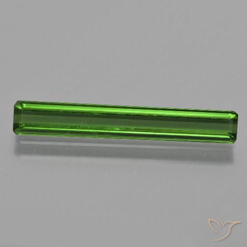 2.01ct Naturel Vert foncé Tourmaline, Taille émeraude, VS