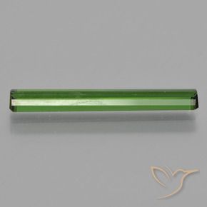 Tourmaline Vert foncé naturelle Octogone / coupe Émeraude, 2.01 ct, VS