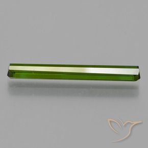 Tourmaline Vert terreux naturelle Octogone / coupe Émeraude, 2.00 ct, VS