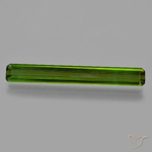 2.07ct Naturel Forêt verte Tourmaline, Taille émeraude, VS