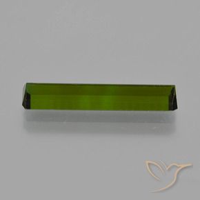 Tourmaline Vert foncé naturelle Octogone / coupe Émeraude, 2.59 ct, VS