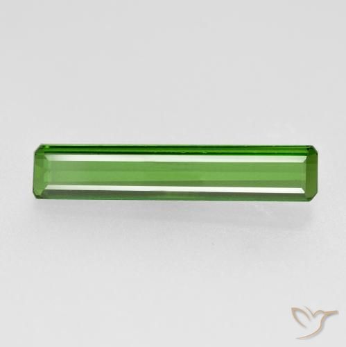1.35ct Naturel Vert Tourmaline, Taille émeraude, VS