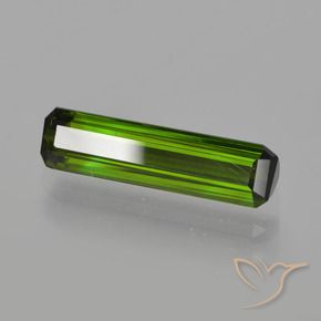 Tourmaline Forêt verte naturelle Octogone / coupe Émeraude, 1.67 ct, VVS-VS