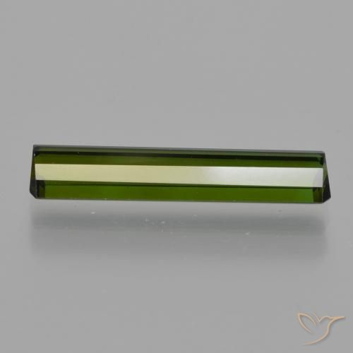 Tourmaline Vert foncé naturelle Octogone / coupe Émeraude, 1.84 ct, VS