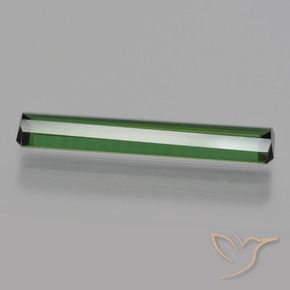 Tourmaline Vert naturelle Octogone / coupe Émeraude, 1.57 ct, VVS-VS