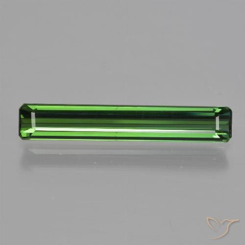 1.67ct Naturel Vert moyen Tourmaline, Taille émeraude, VVS-VS