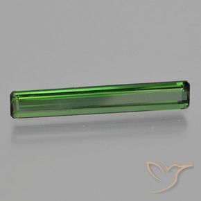 Tourmaline Vert naturelle Octogone / coupe Émeraude, 1.65 ct, VS