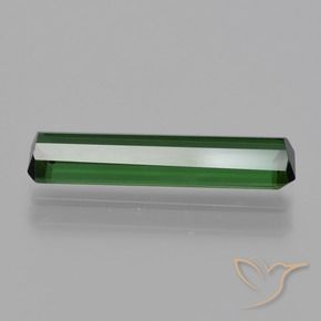 Tourmaline Vert naturelle Octogone / coupe Émeraude, 1.41 ct, VVS-VS
