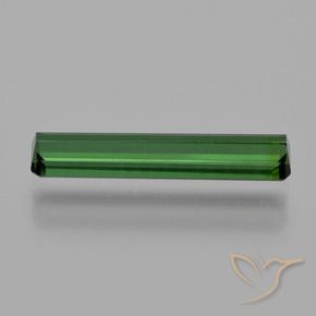 Tourmaline Vert naturelle Octogone / coupe Émeraude, 1.43 ct, VVS-VS