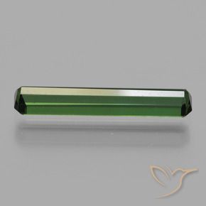 Tourmaline Vert naturelle Octogone / coupe Émeraude, 1.40 ct, VVS-VS