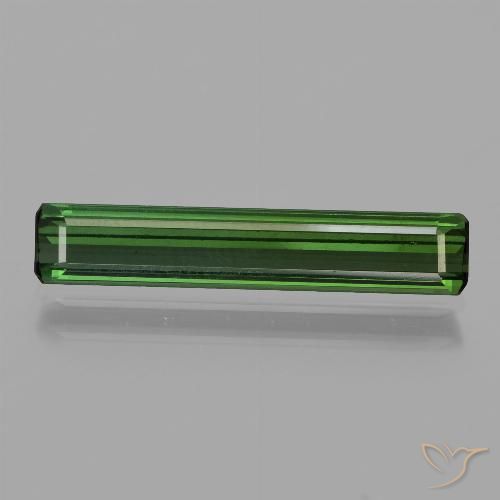 1.43ct Naturel Vert moyen Tourmaline, Taille émeraude, VVS-VS