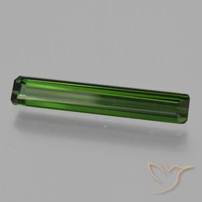 Tourmaline Forêt verte naturelle Octogone / coupe Émeraude, 1.47 ct, VVS-VS