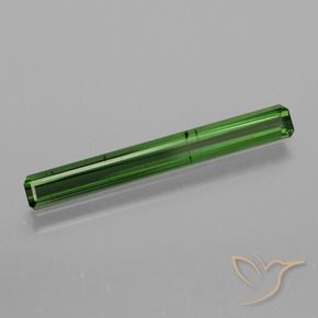 Tourmaline Vert moyen naturelle Octogone / coupe Émeraude, 1.44 ct, VS-SI