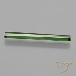 Tourmaline Vert moyen naturelle Octogone / coupe Émeraude, 1.44 ct, VS-SI