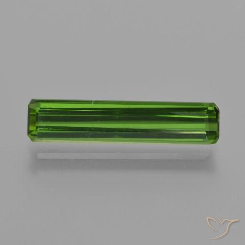 1.58ct Naturel Vert foncé Tourmaline, Taille émeraude, VVS-VS