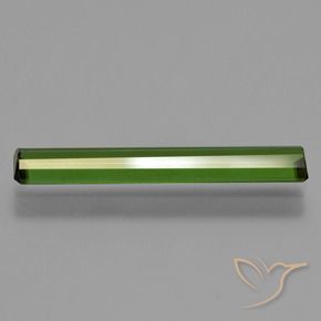 Tourmaline Forêt verte naturelle Octogone / coupe Émeraude, 1.45 ct, VS