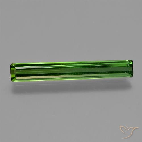 1.55ct Naturel Vert terreux Tourmaline, Taille émeraude, VVS-VS