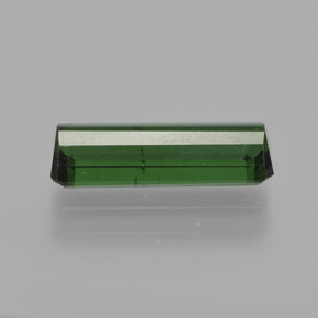 Tourmaline Vert foncé naturelle Taille émeraude, 1.95 ct, VS-SI